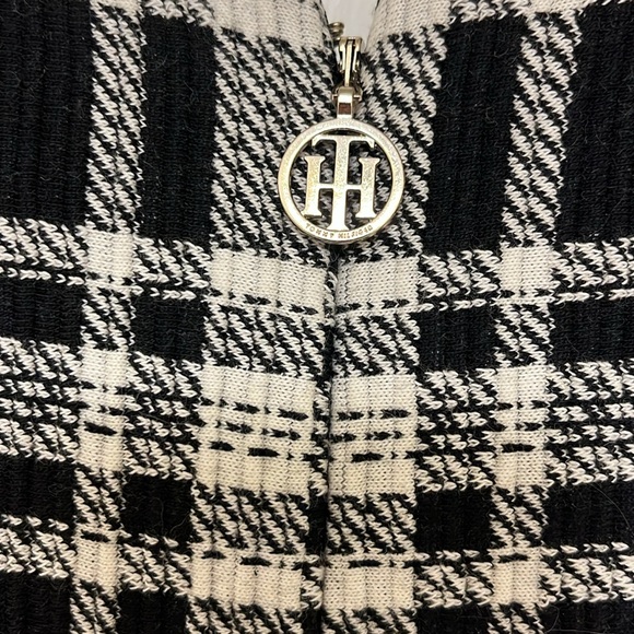 NWT Tommy Hilfiger Black Plaid Dress- Size 10 - Picture 11 of 16